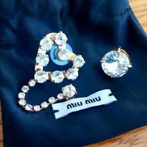 Miu miu earrings